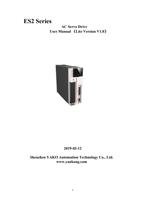 ES2 Series AC Servo Drive User Manual ( Lite Version (Page 1 / 25) ES2 AC Servo Drive Series User Manual (YAKO)
